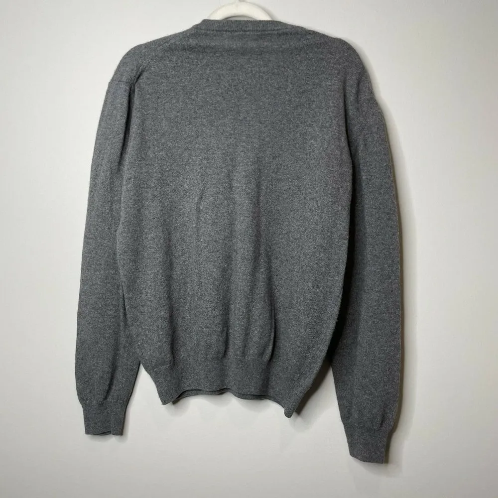 Emi Maglia Wool Cashmere Blend Mens V Neck Sweater Size XL - Image 8