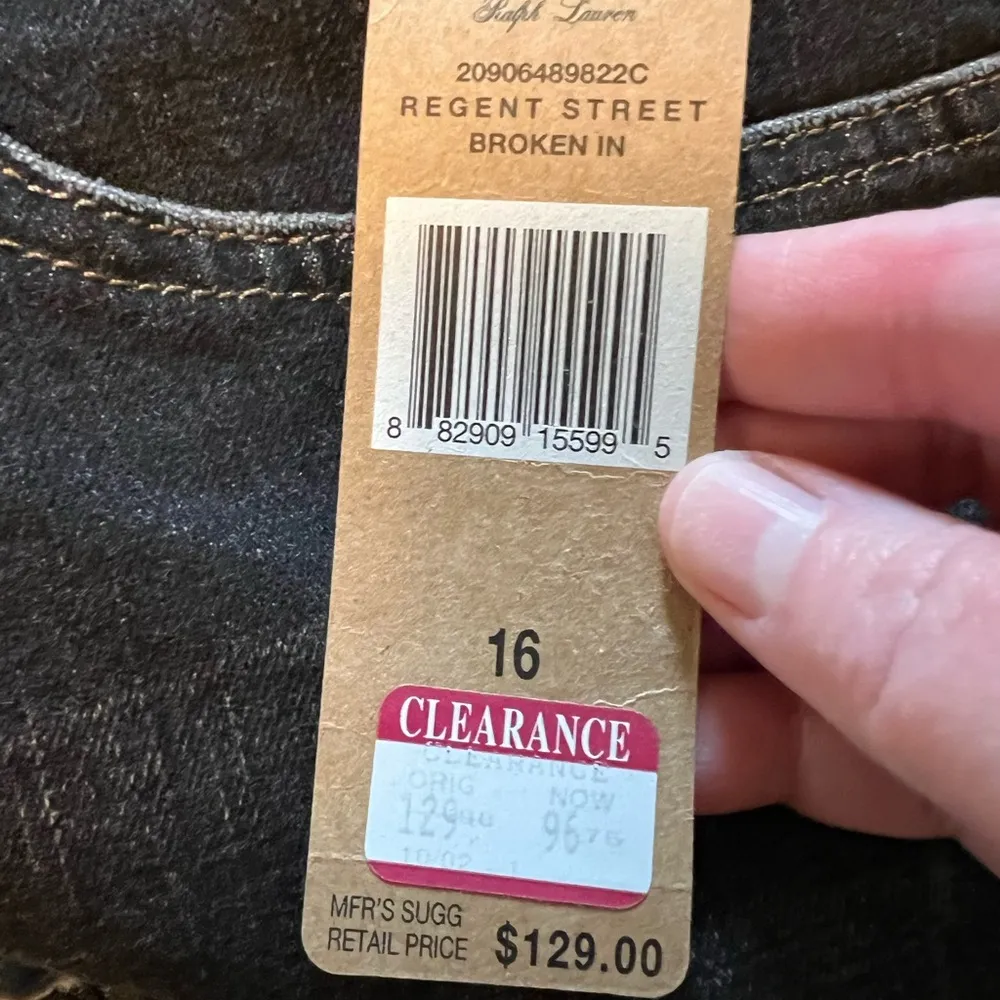 Lauren Jeans Co. Vintage Blue Denim Jeans Ralph Lauren Y2K Decorative Patches 16 - Image 12