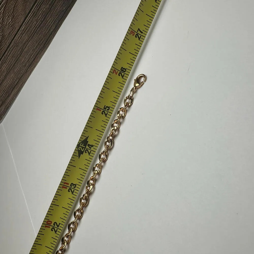 JBK Convertible Double Chain Paper Clip Gold Tone Rhinestone Camrose & Kross - Image 8