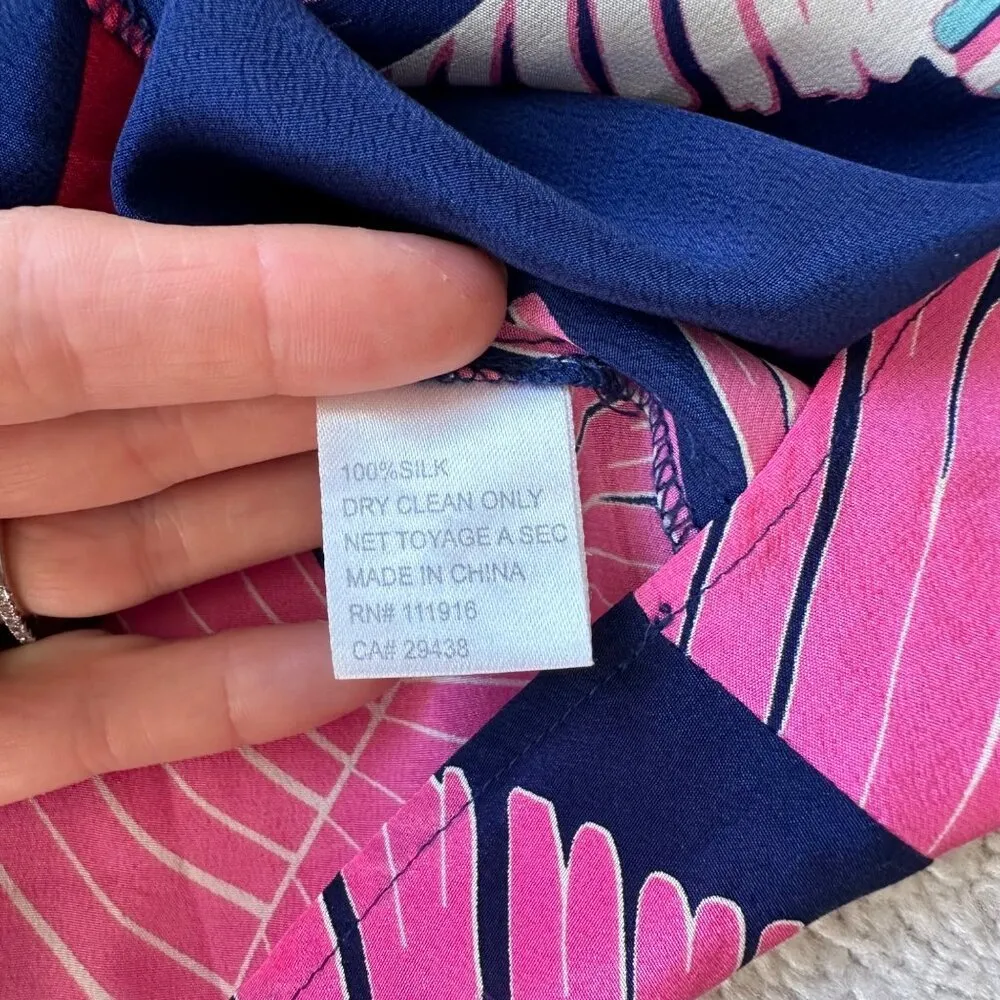 Yumi Kim Silk Tropical Floral Rio Mini Dress Sz Small/XS - Image 4