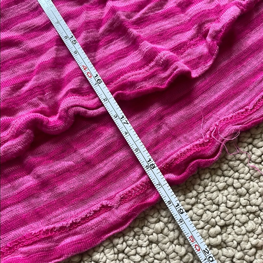 Planet Gold Pink Striped Short Sleeve Tee - Image 7