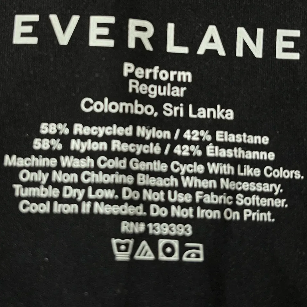 Everlane The Perform Regular Legging Black Size Large - Image 7