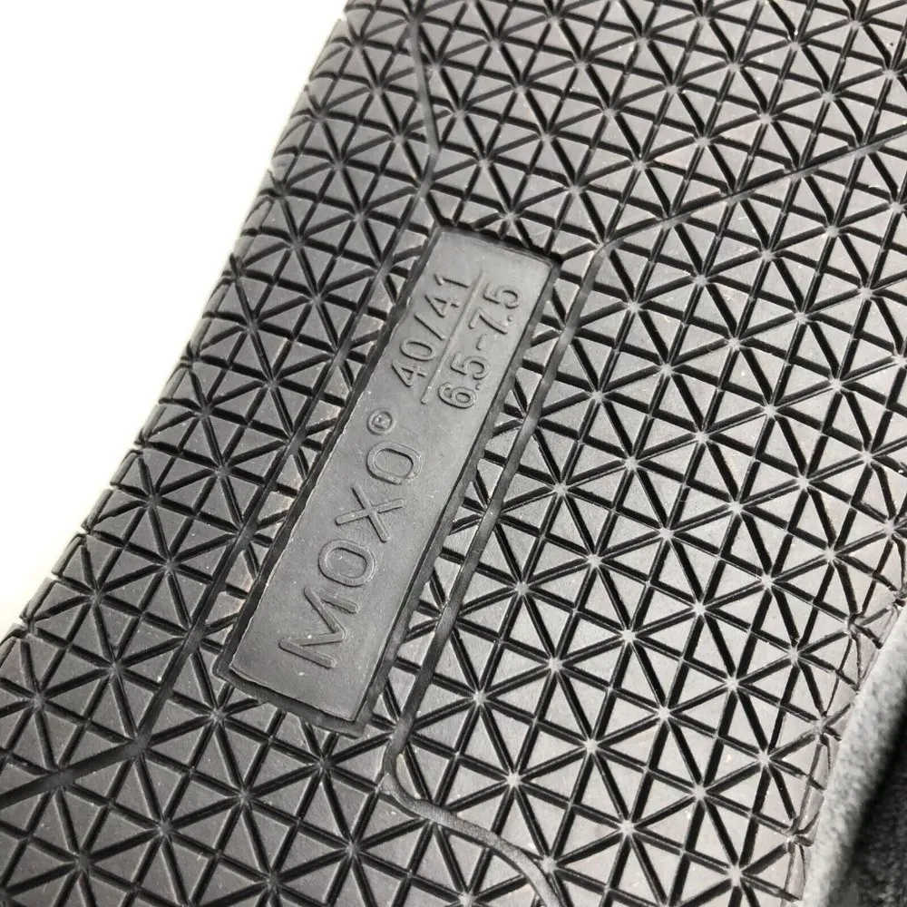 Moxo Womens Clog Slippers Fleece Fuzzy Gray Slip On US Size 8.5 - Image 5