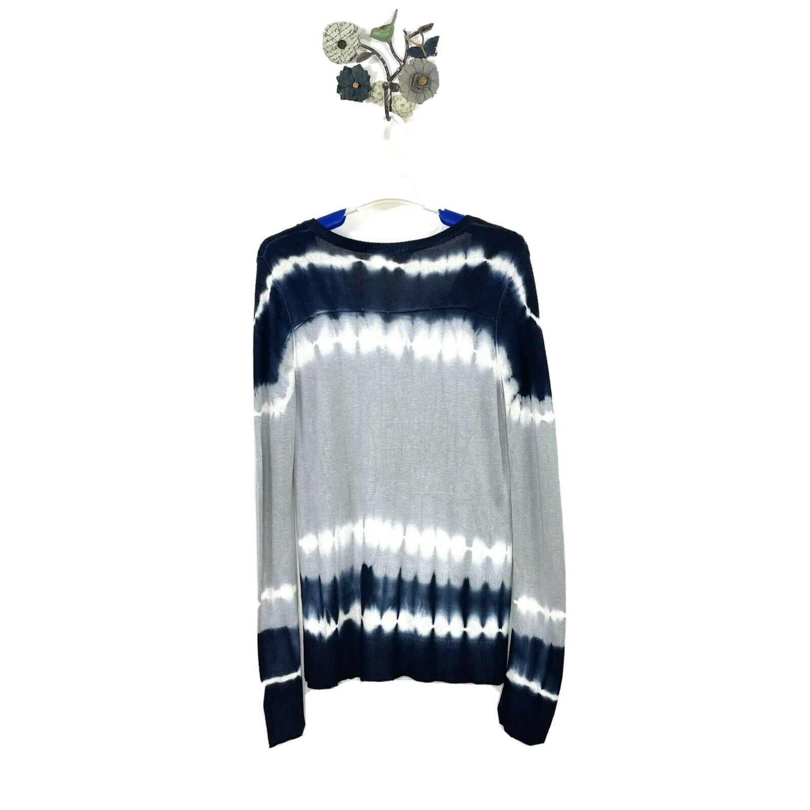 Feel the Piece Terre Jacobs Gray Blue Tie Dye Pullover Size Medium / Large - Image 6