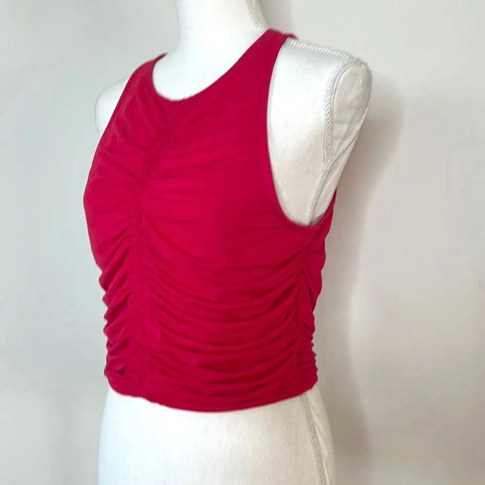 House of Harlow  Mesh Ruched Top - Image 4