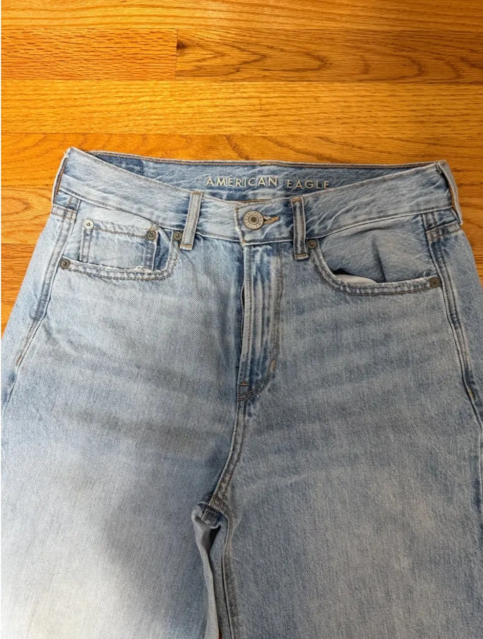 American Eagle  Wide-Leg Baggy Jeans - Image 3