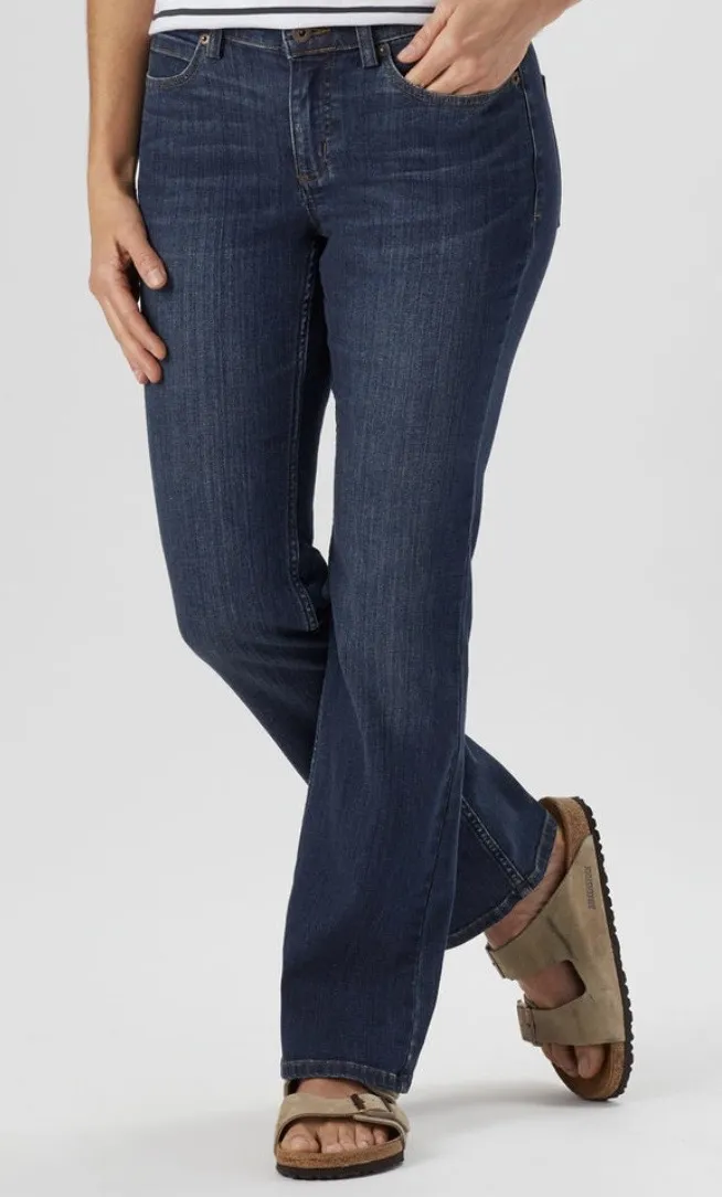 Duluth Trading Co Women’s Daily Denim Bootcut Jeans Medium Wash Blue Size 6 - Image 1