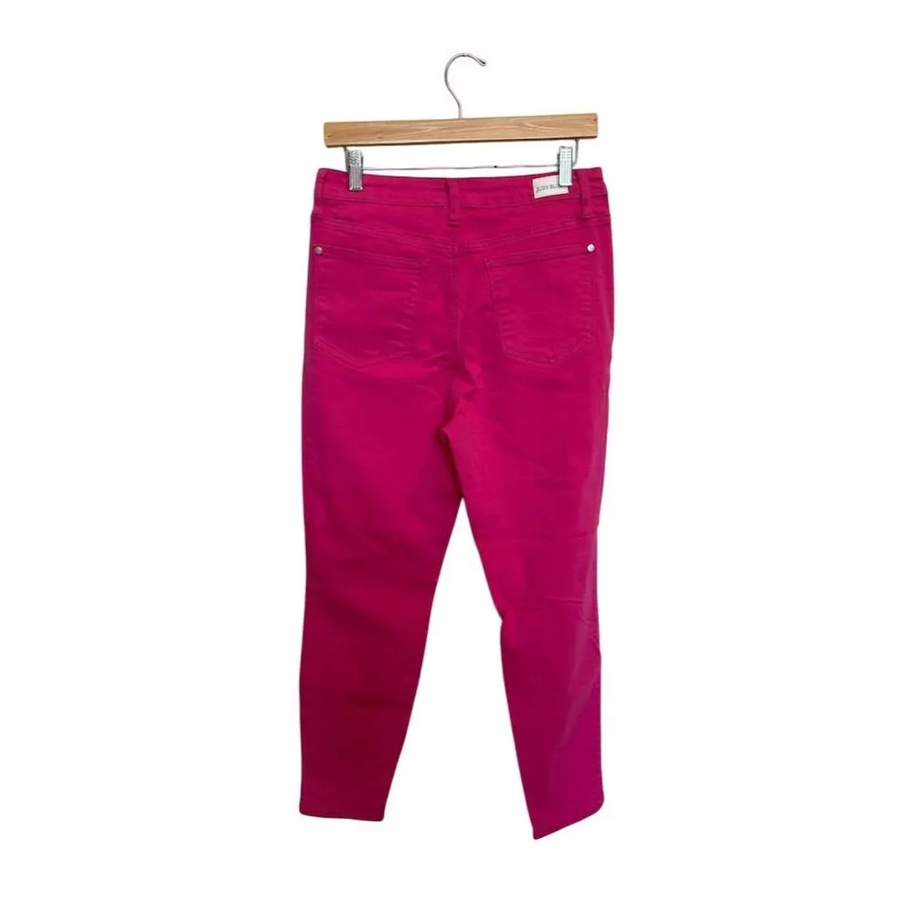 Judy Blue Women's Daphne High Rise Slim Fit Hot Pink Jeans Size 29 JB88456 - Image 5