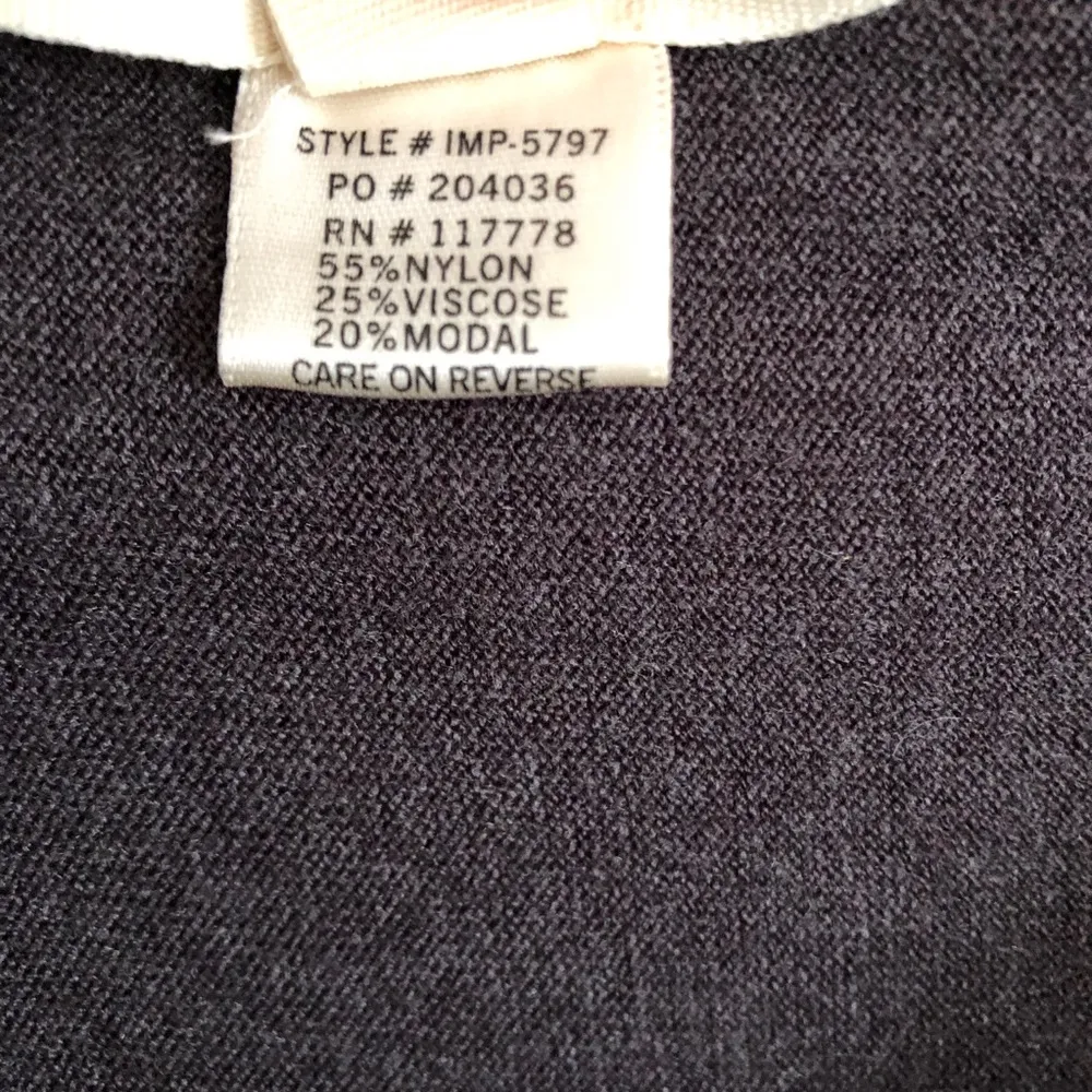 Lovestitch Carys Fringe Shawl Sweater Gray M - Image 7