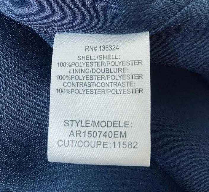 Halston Heritage Dark Blue Sequin Short Sleeve Mini Dress - Image 6