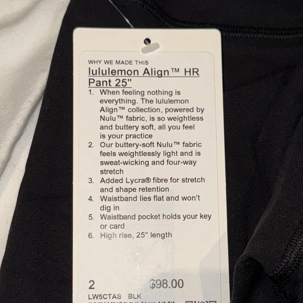 Lululemon Black Align 25” Leggings - Image 8