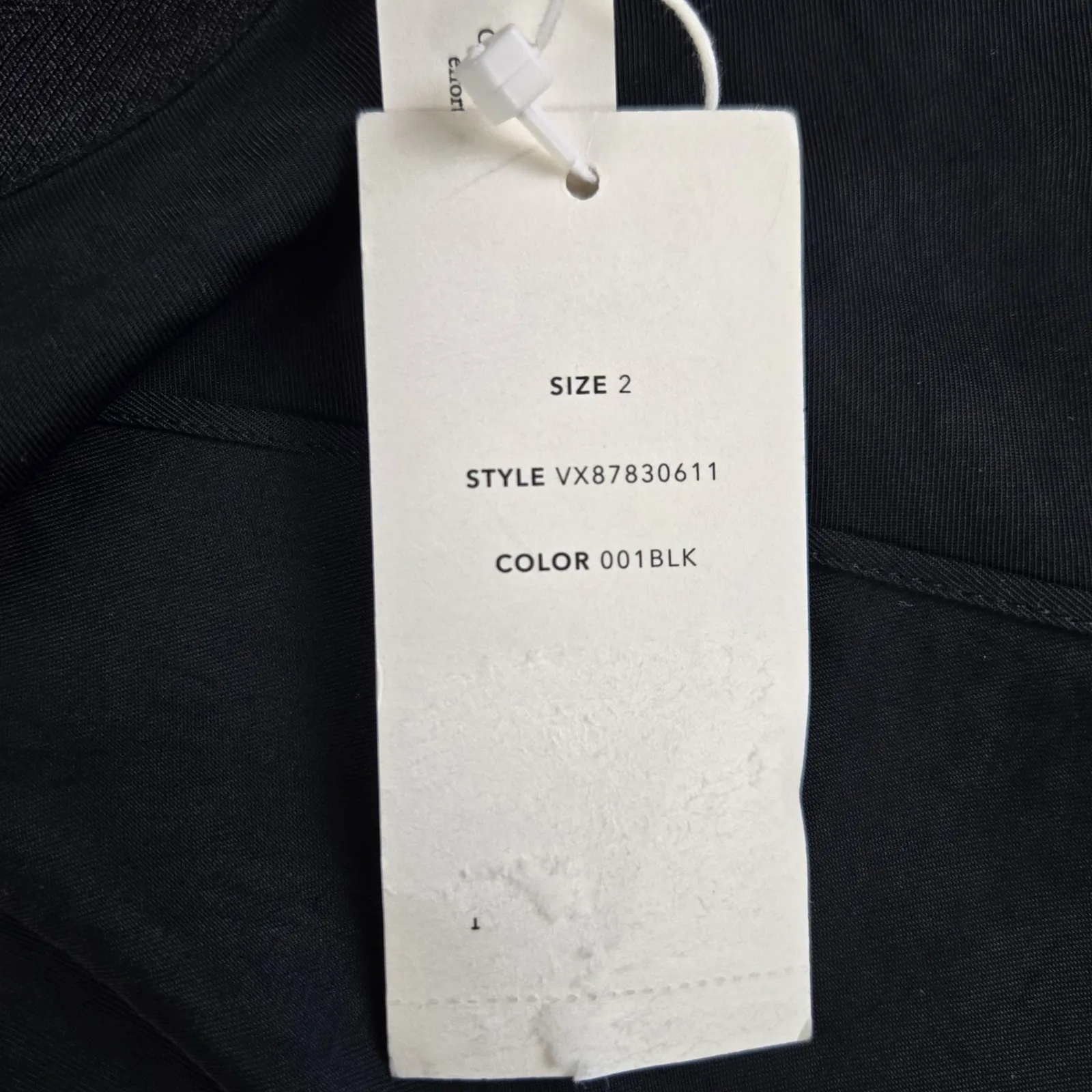 Vince Black Asymmetric Drape Office Wear Chic Minimalist Midi Skirt Size 2 - Image 10