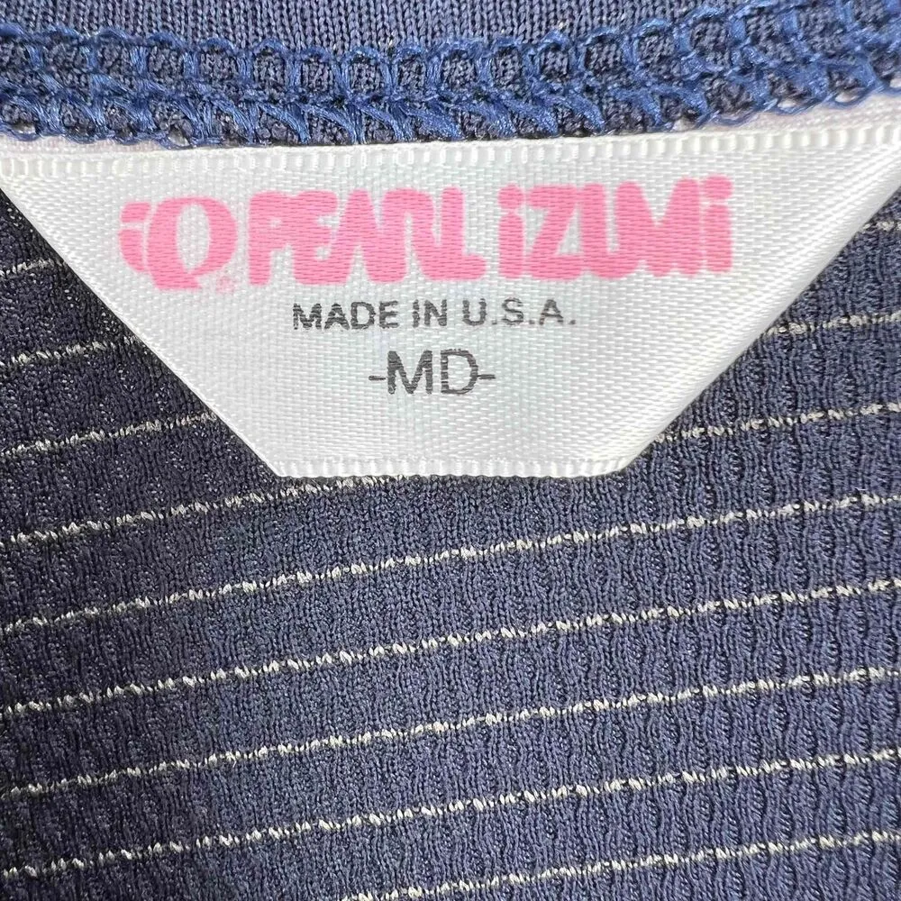 Pearl Izumi Blue X-Static Half Zip Long Sleeve Pullover Womens Medium - Image 6