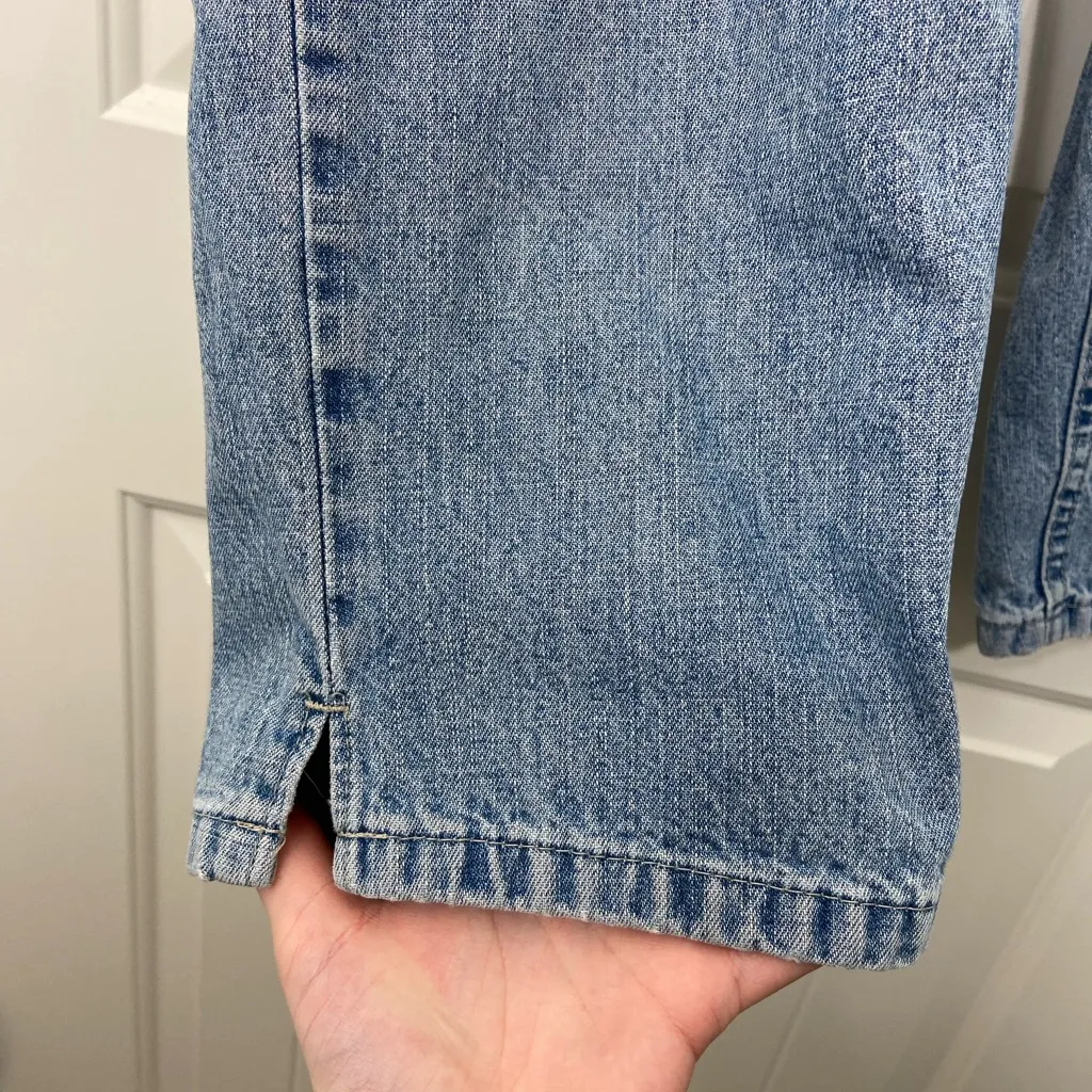 Vintage Riders by Lee women’s‎ light wash denim capri jeans pants cotton size 16 - Image 3