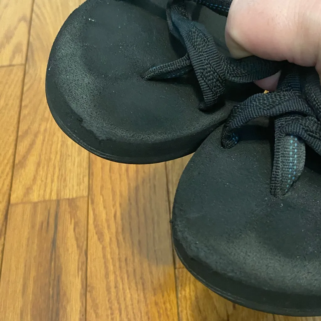 Women's‎ Black Teva Olowahu Flip-Flops Sandals 6840C Size 9 - Image 4