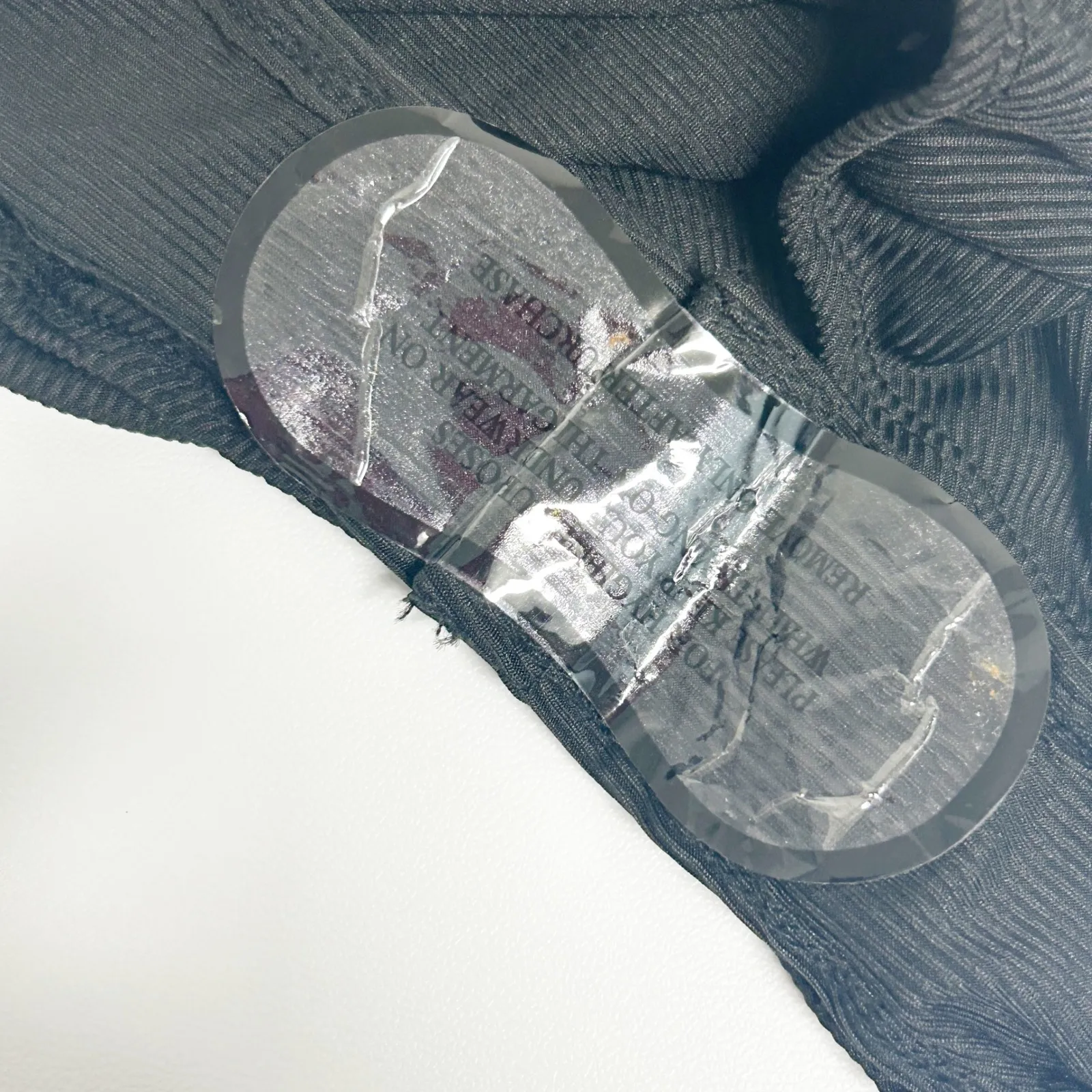 NWT Princess Polly Womens Ribbed Knot Front Cutout River Bodysuit Size 6 Black - Image 9