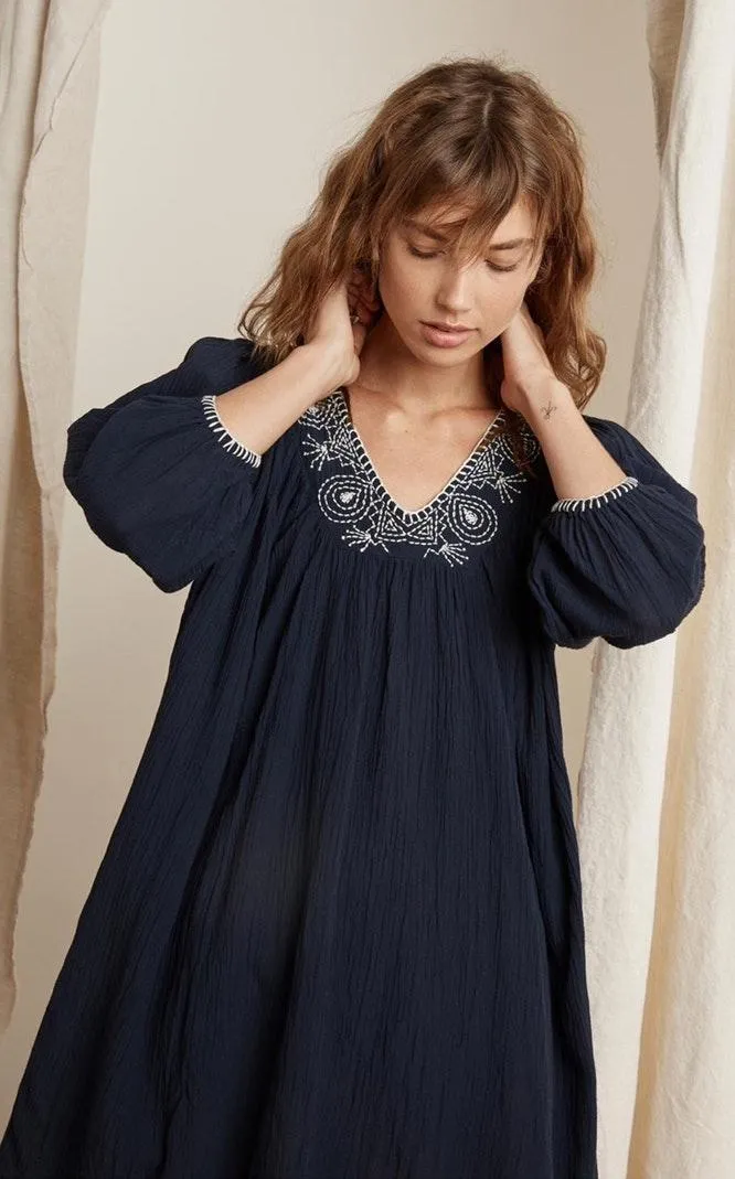 Trista Embroidered Tunic Dress - Image 5