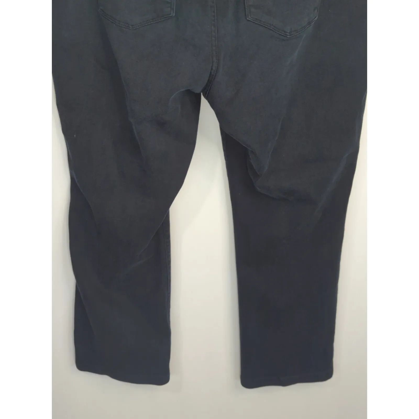 Lauren Ralph Lauren Black Tapered Down Mid Rise Casual Slim Denim Womens 20W - Image 7