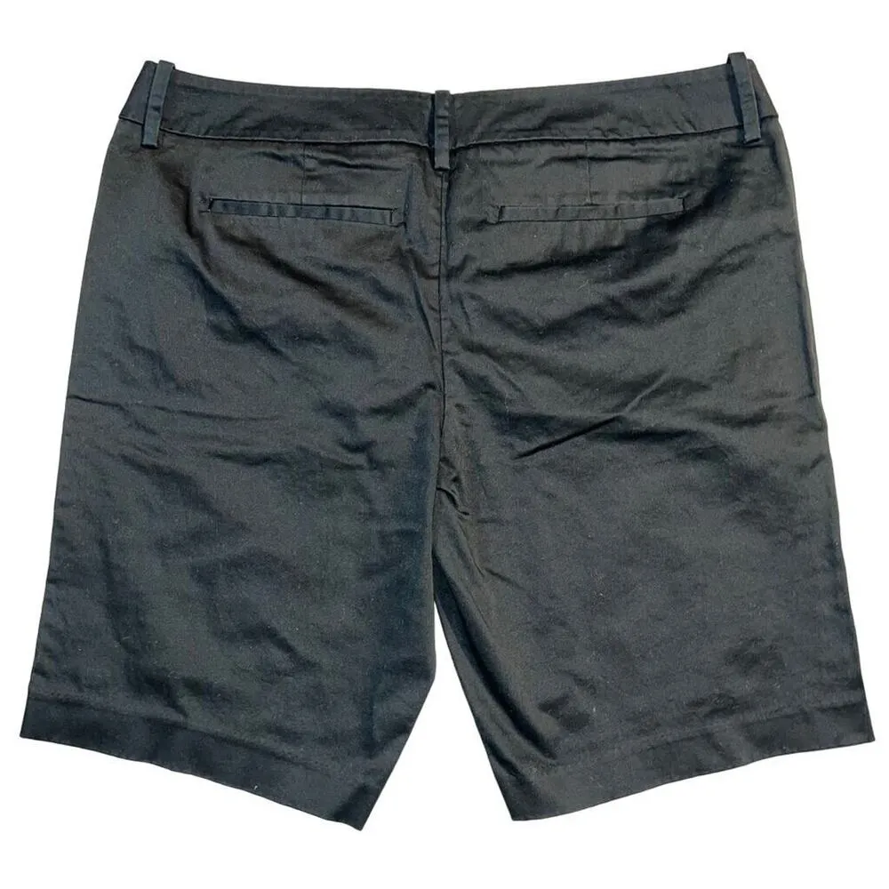 Mossimo Womens Bermuda Shorts Stretch Black Dress Shorts Summer Business Casual - Image 4