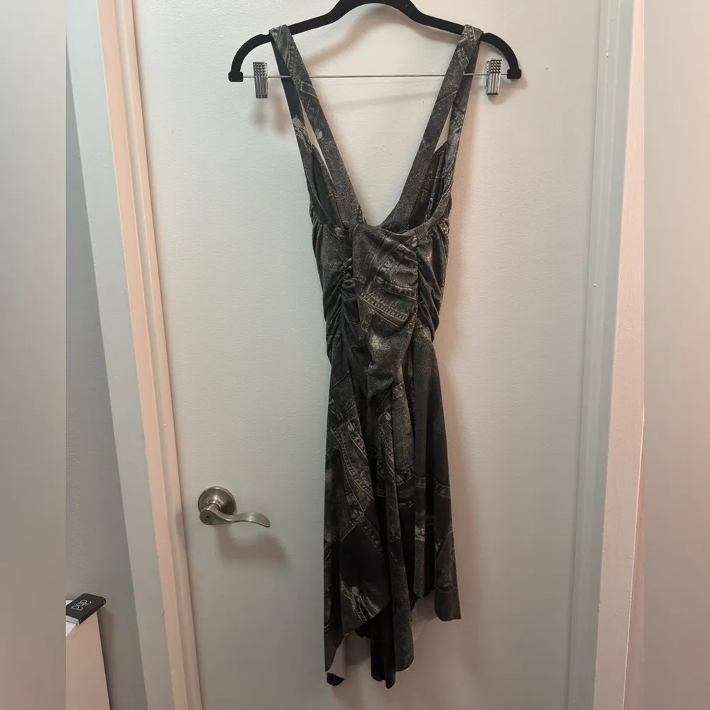 NWOT Silence + Noise Jordyn Asymmetrical Cross Back Dress - Image 5