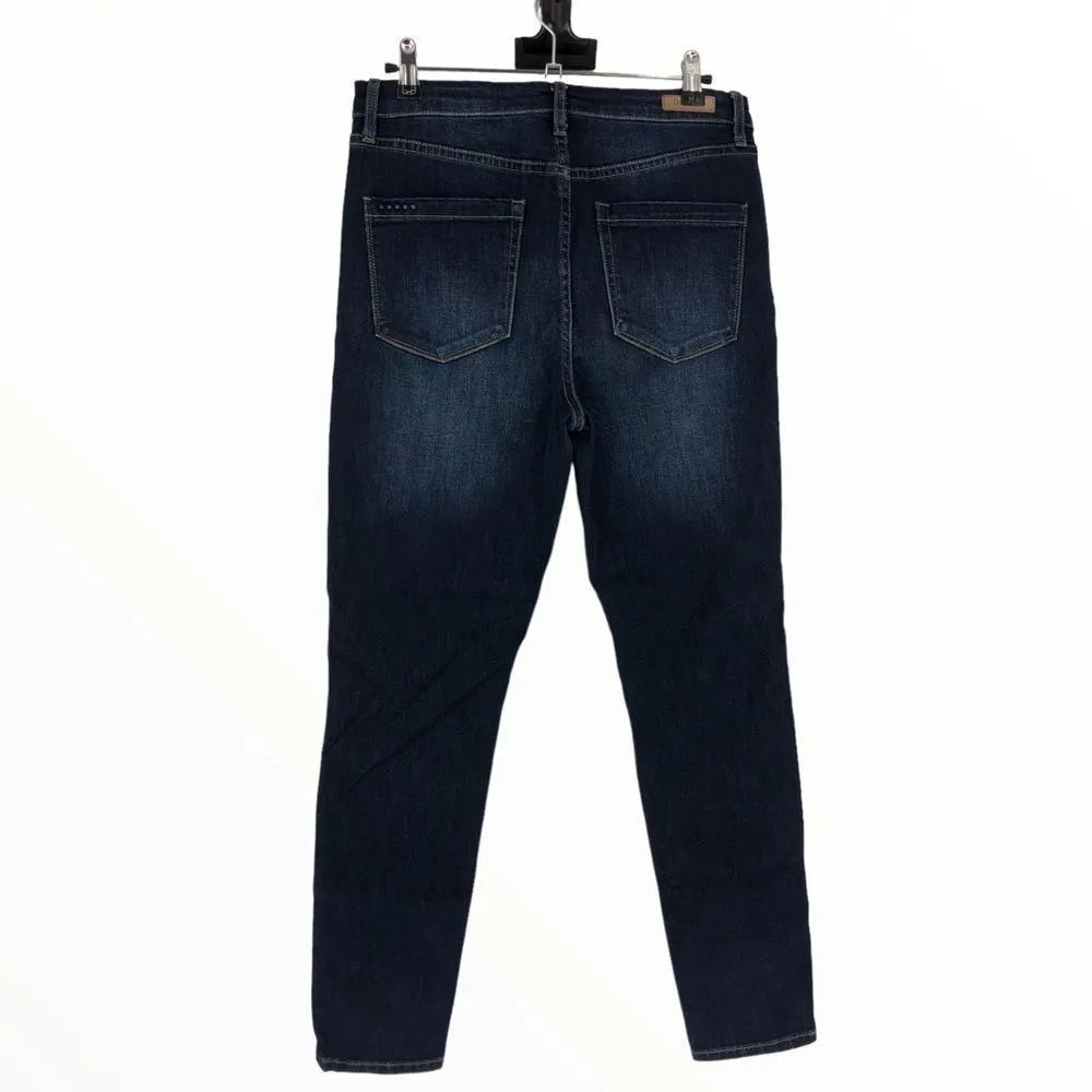 BlankNYC Crybaby Dark Denim High Rise Skinny Jeans size 30 - Image 8