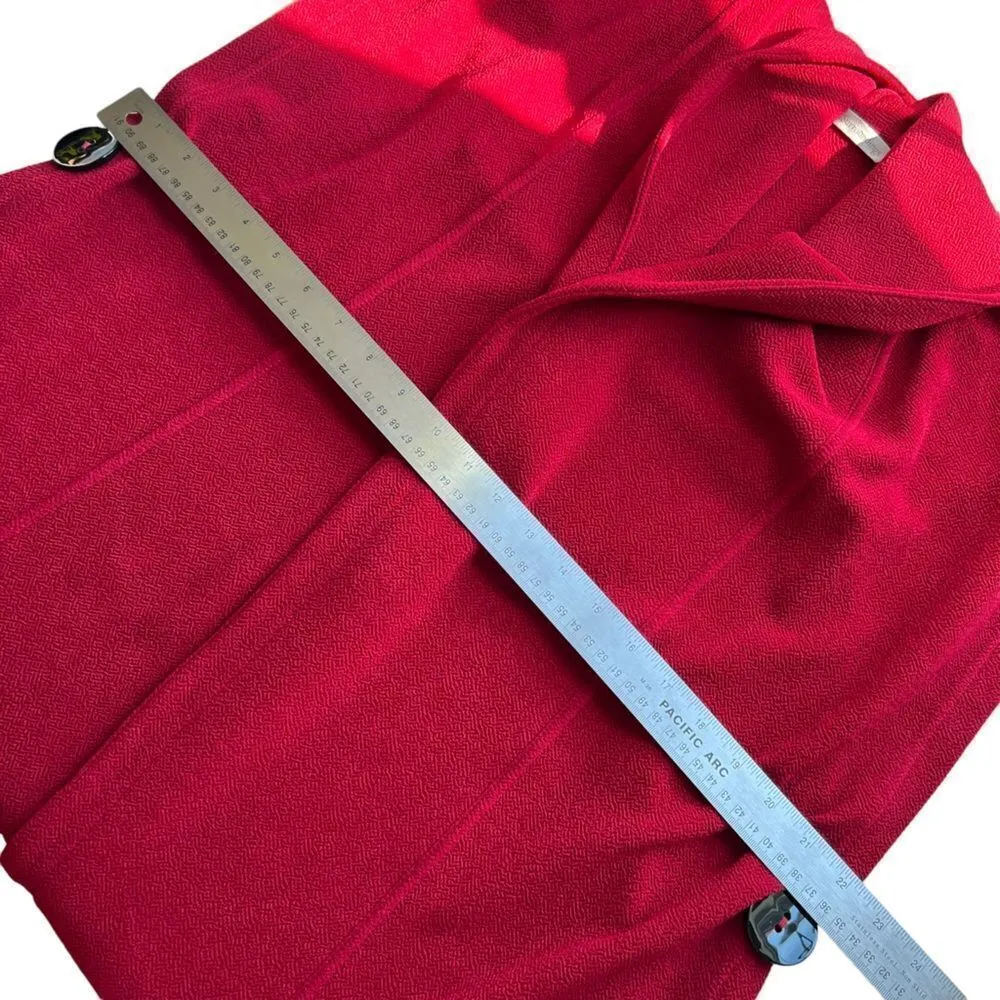 Soft Surroundings Mesa Button Red Cardigan Vest - Image 5