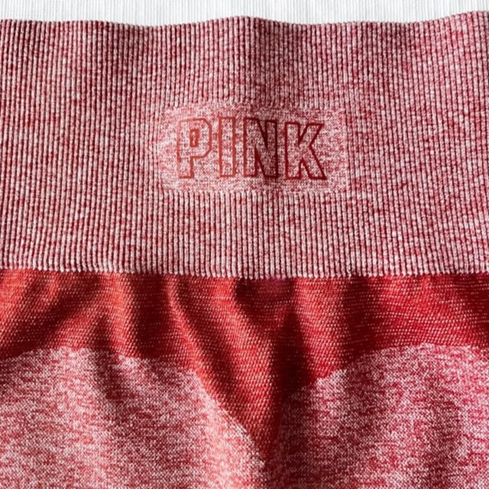 Victorias Secret PINK Seamless Burnt‎ Orange Athletic Leggings - Image 5