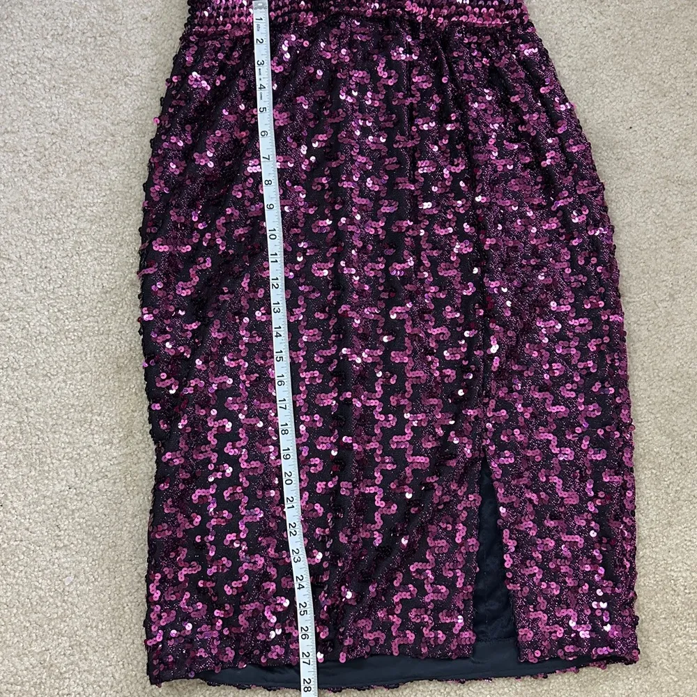 VINTAGE Lilli Diamond Purple Sequin Dress Size undefined - Image 11