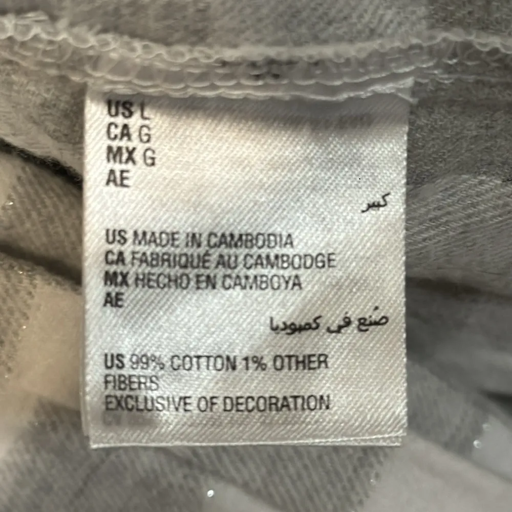 Charter Club Intimates Pajama Pants Set Checkered Cotton Blend Size Large - Image 9