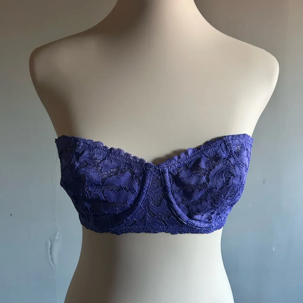NWT Free People Love Letters Strapless Underwire Bra | Size: 34D | Periwinkle - Image 4