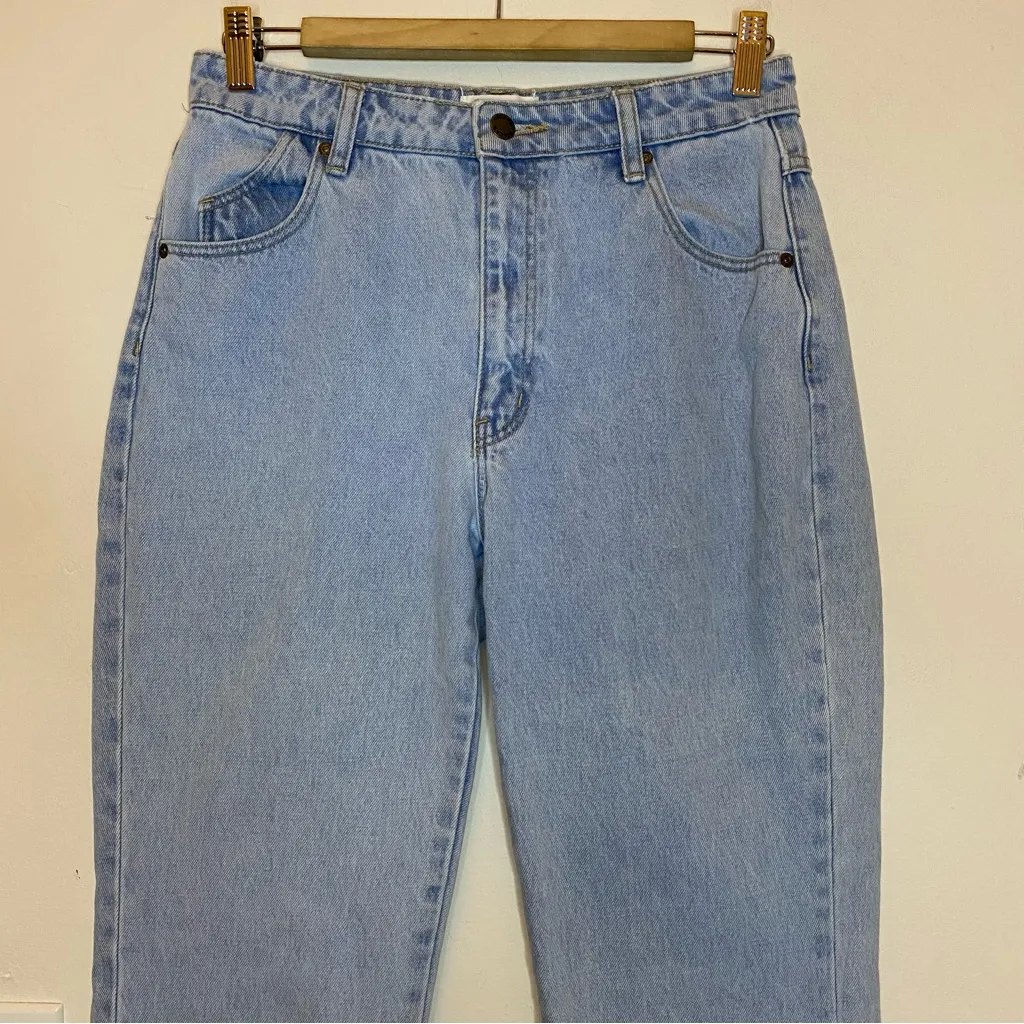 ROLLA’S The Original Straight Leg High Rise Jeans Sunday Blue Light Blue Sz 29 - Image 4