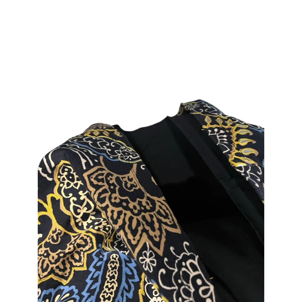 J. McLaughlin Embroidered Paisley Sleeveless Floral Sheath Dress Size Large $228 Blue - Image 5