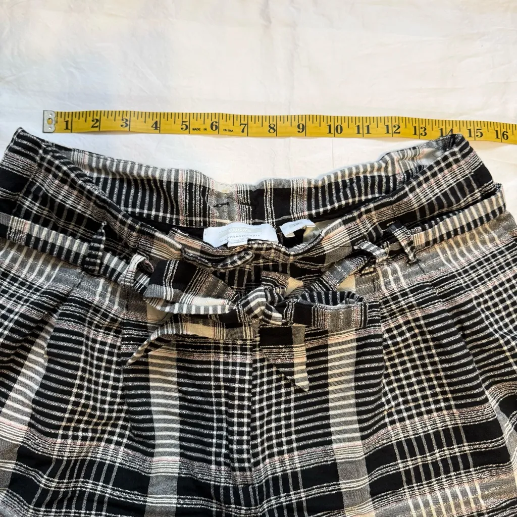 Ett:Twa by Anthropologie Luca Wide-Leg Plaid Pants High Waist Fall Vintage SZ 12 - Image 11