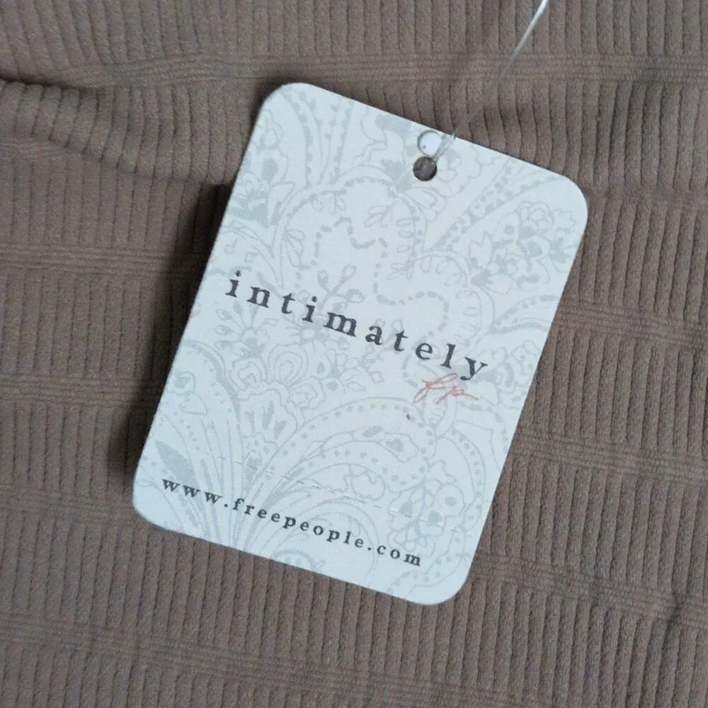 Intimately Free People Square Neck One Seamless Cami Nude Sleeveless XS/S New - Image 4