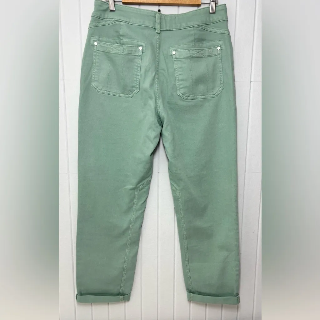 Pilcro High Rise Women's Cotton‎ Blend Jeans in Mint size 30 - Image 2