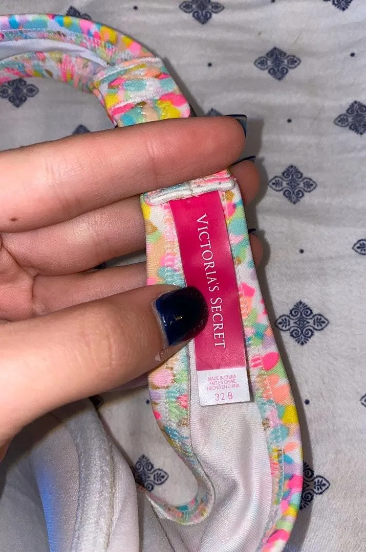 multi color strapless bikini top - Image 4