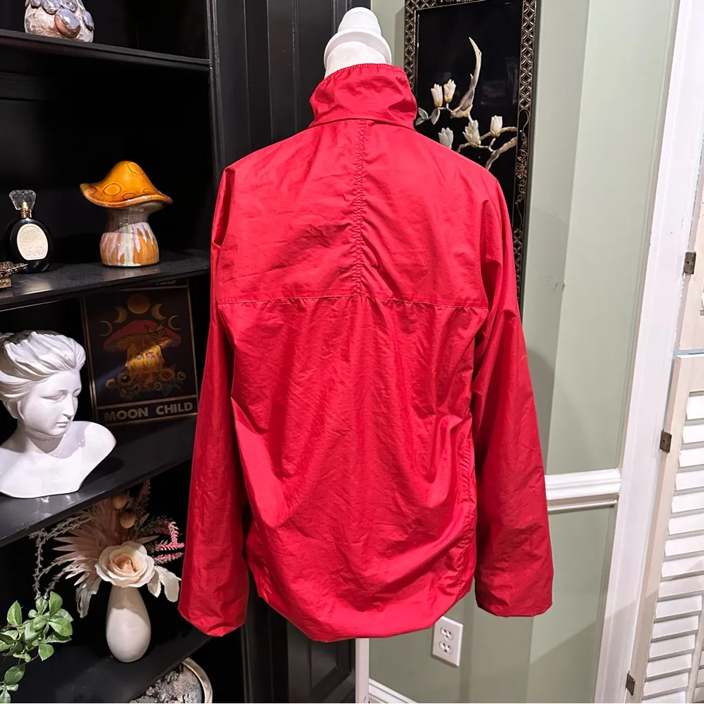 Patagonia Red Zephur Windbreaker Jacket Size Medium - Image 7