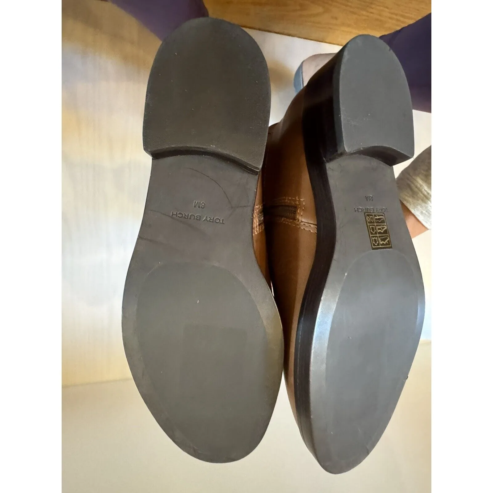 Tory Burch The Riding Boot Size 8 Palissandro (Royal Tan) Color $648 - Image 7