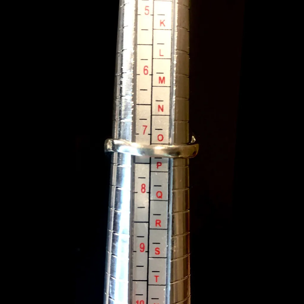 Sterling Silver Abalone Bypass Ring Size 7 - Image 6