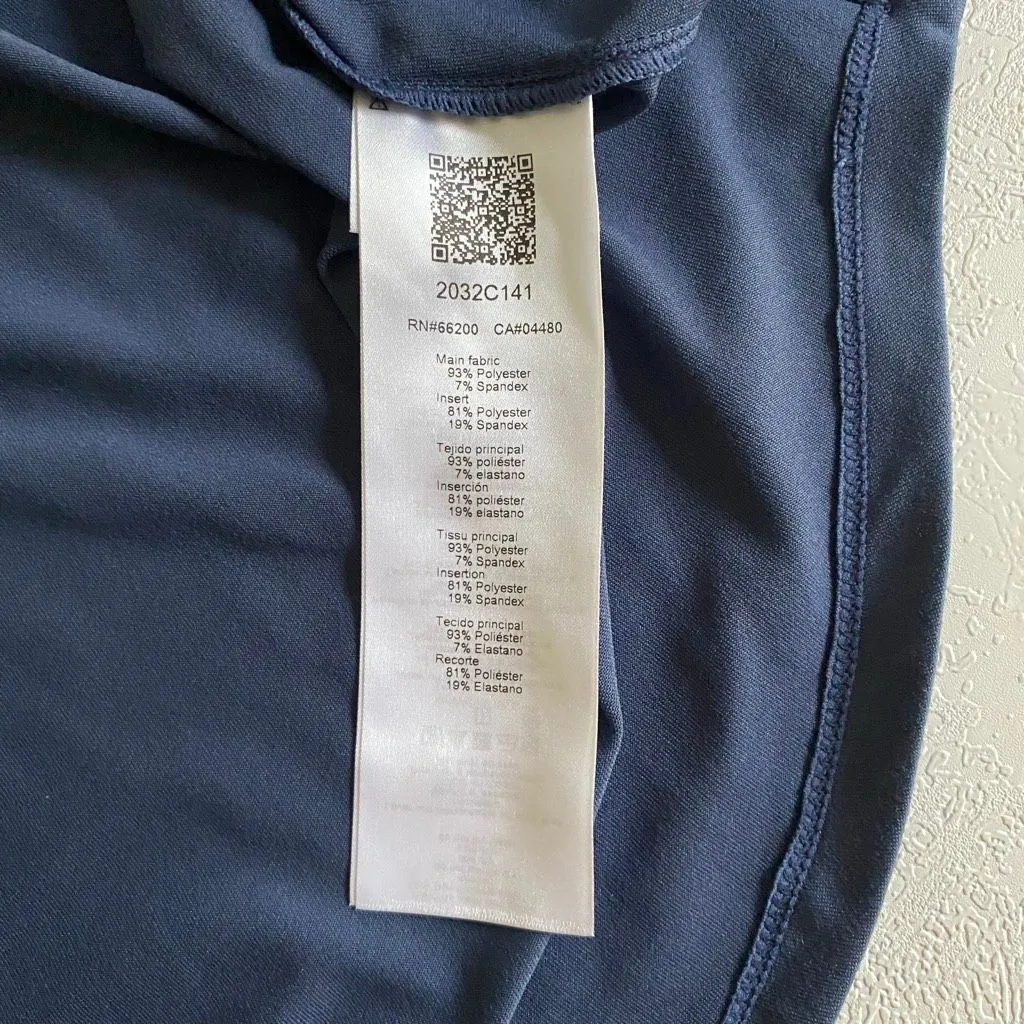 ASICS Women’s Medium Navy Blue Racerback Athletic Tank Top - Image 4