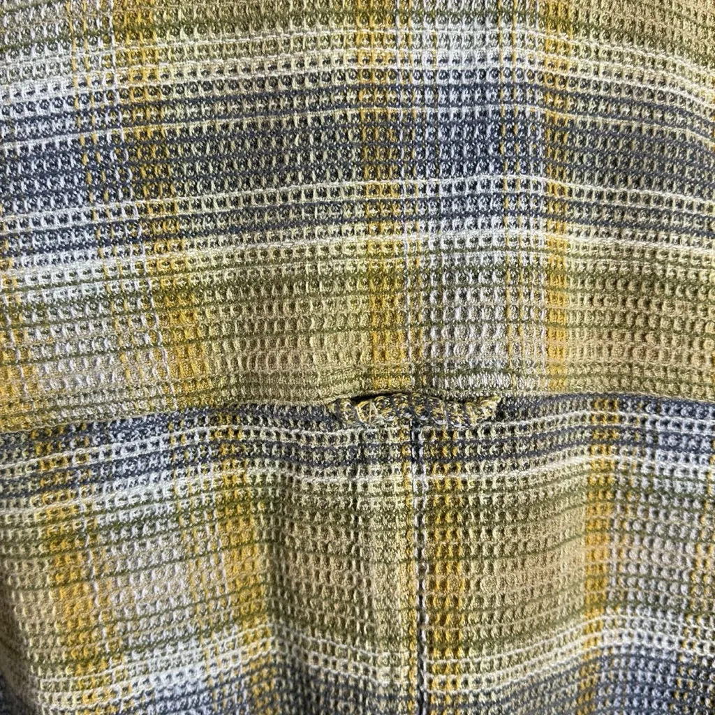 Free People Grunge 90s Anneli Plaid Shirt Jacket Shacket Moss Garden Large - Image 13