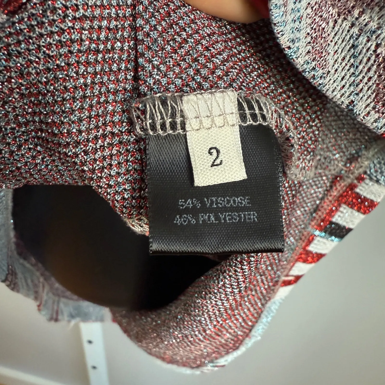 SUNO‎ Womens Dress Size 2 Geometric Mini Short Sleeve Cut Out Retro Tan - Image 6