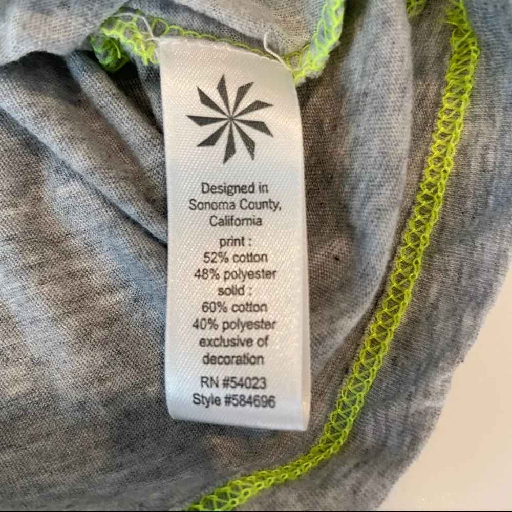 Athleta Challenger Gray Heathered Tee Shirt.  Size Small. EUC - Image 7