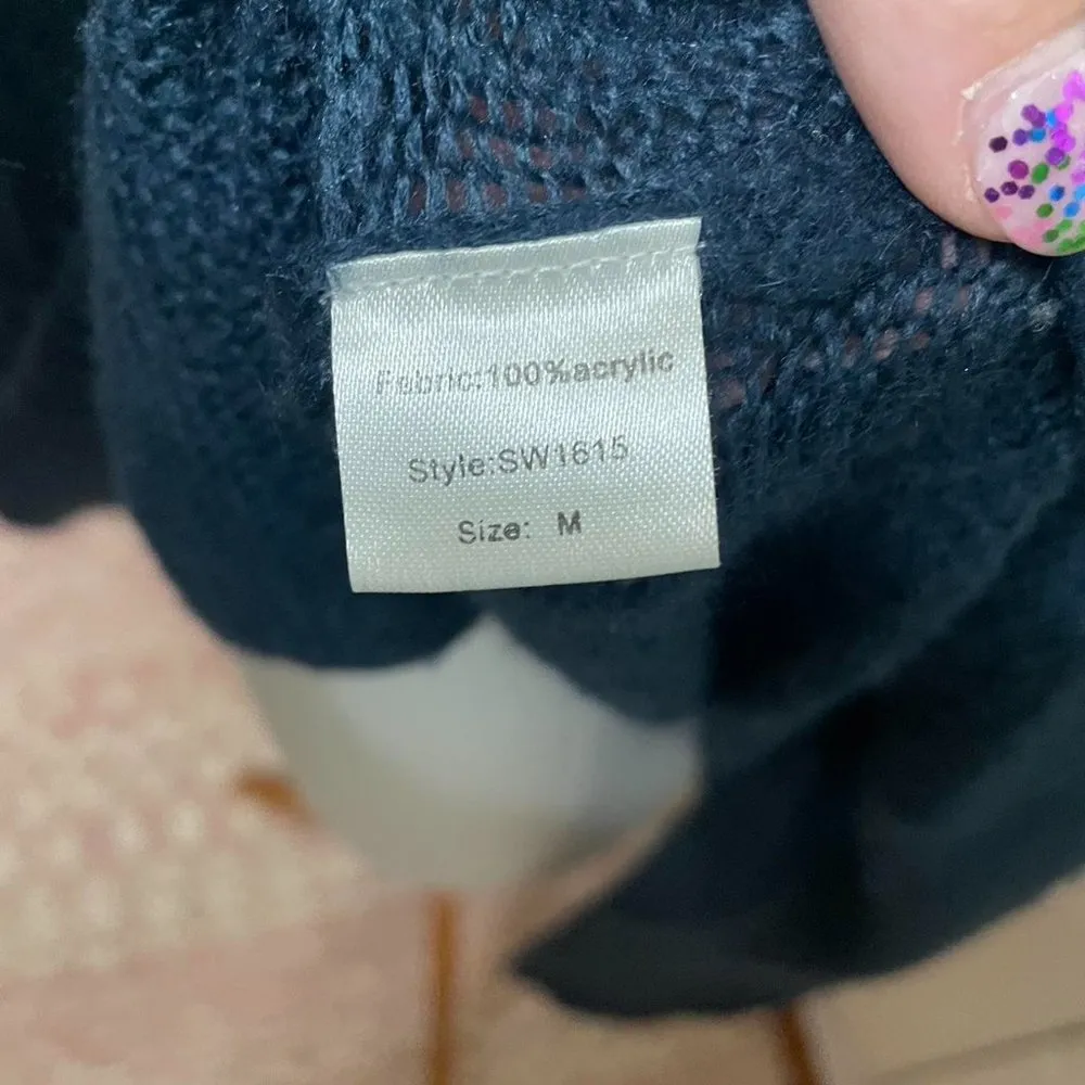 But First Wine, Sweater Size M - Image 4