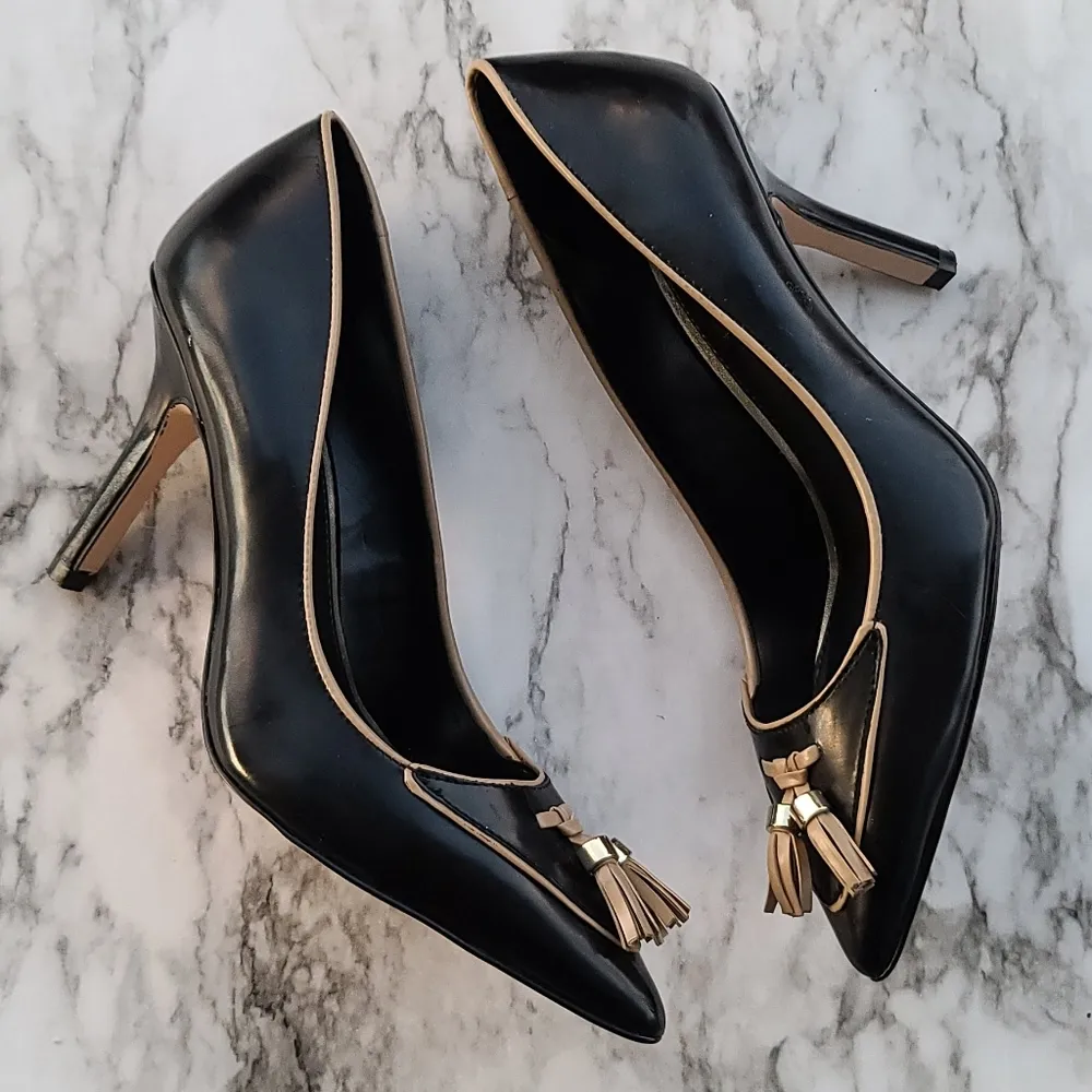 Whbm penny tassel contrast heels size 7½ - Image 3