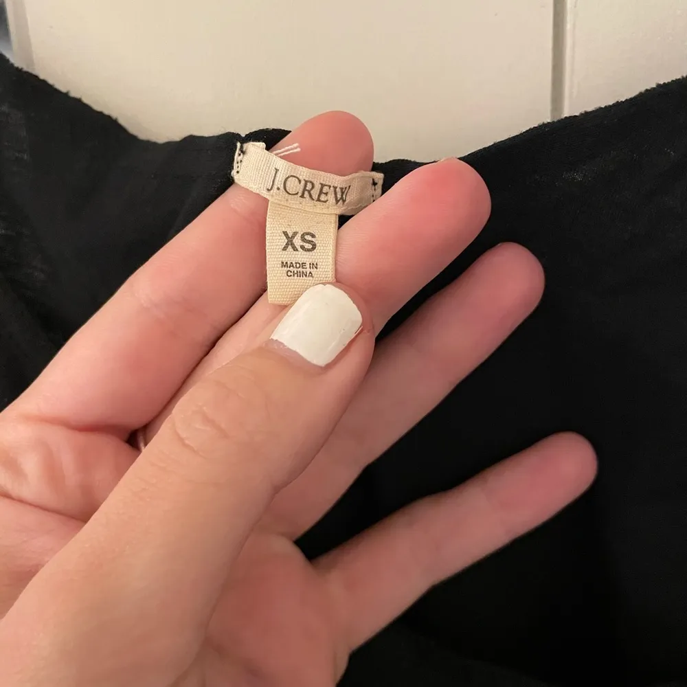 J. Crew black sparkly tank top - Image 8