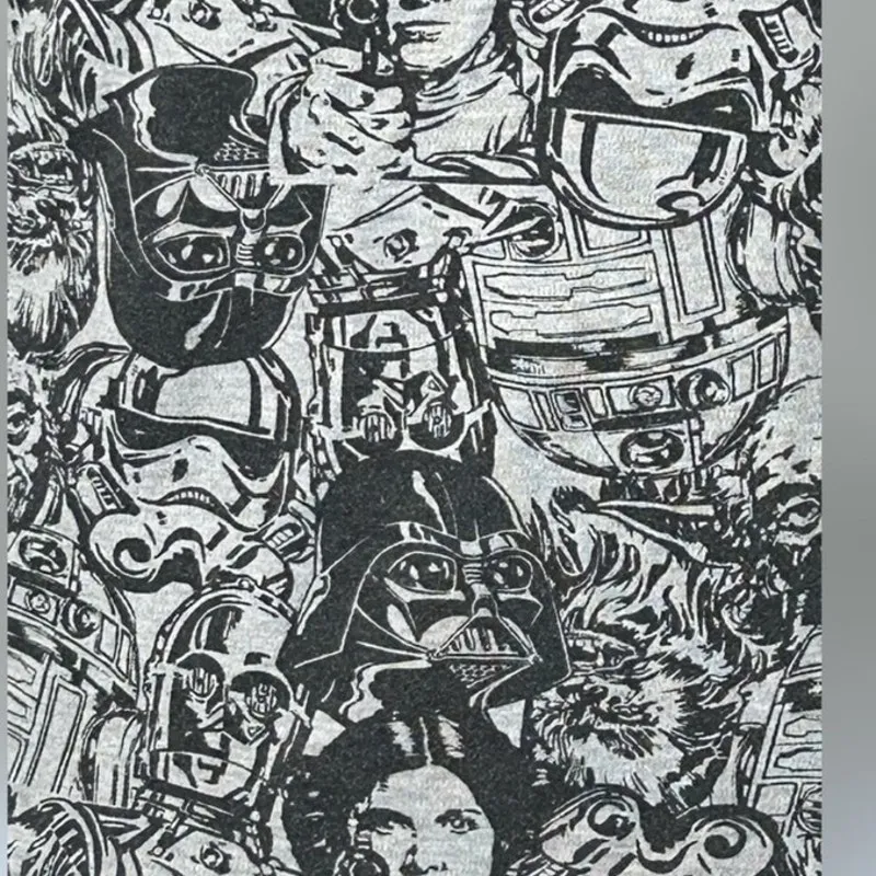 Star Wars Vintage Reversible Crewneck Sweatshirt Unisex Medium - Image 7