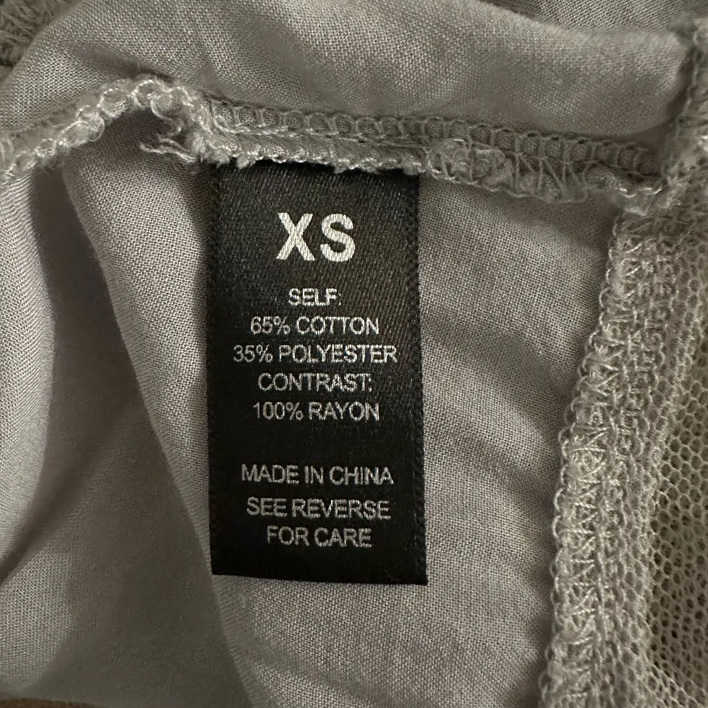 BKE Boutique Chiffon Lace overlay Flyaway Cardigan. Size XSmall Glacier … - Image 11