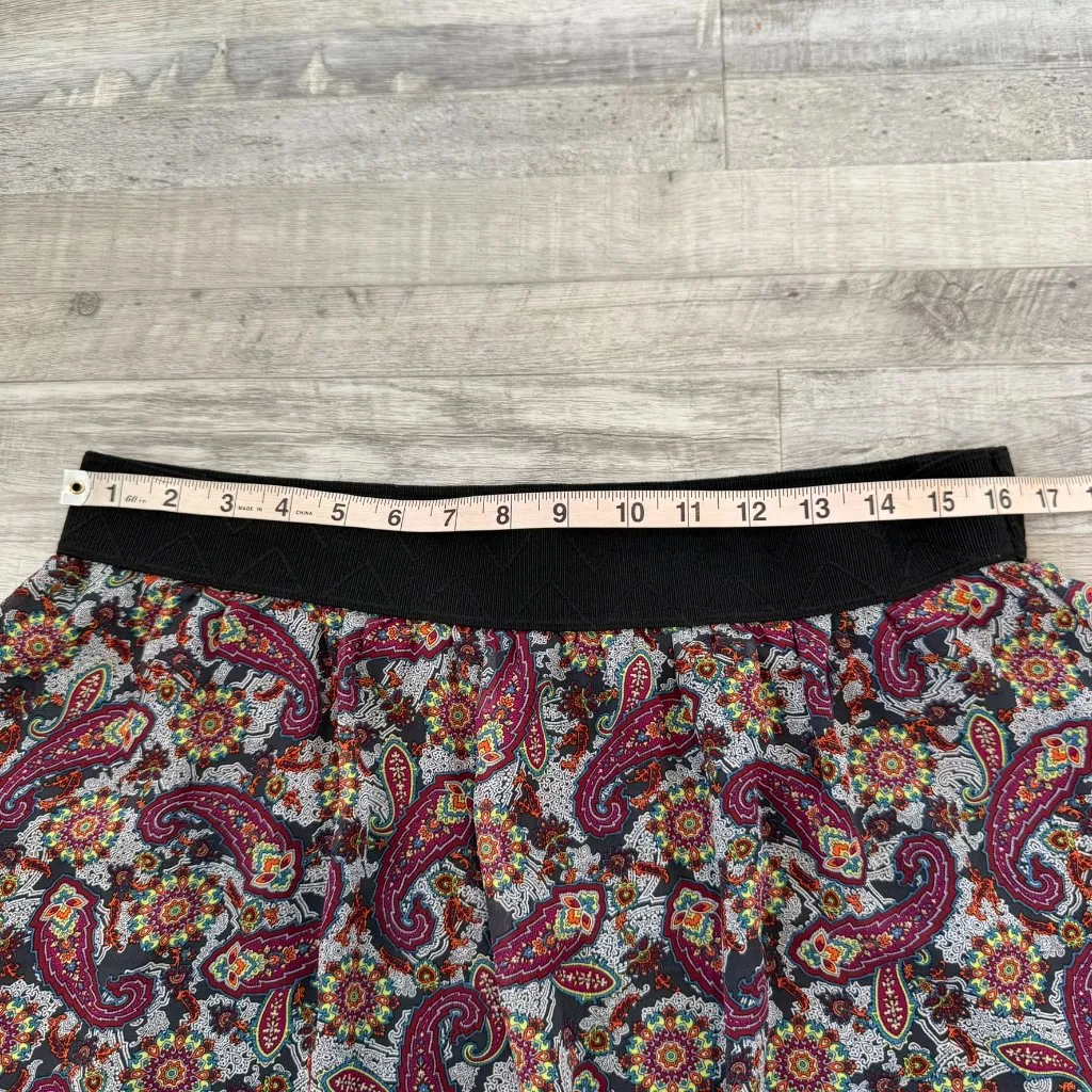 Lularoe multicolor paisley maxi skirt wide elastic waist size XL P41 - Image 3