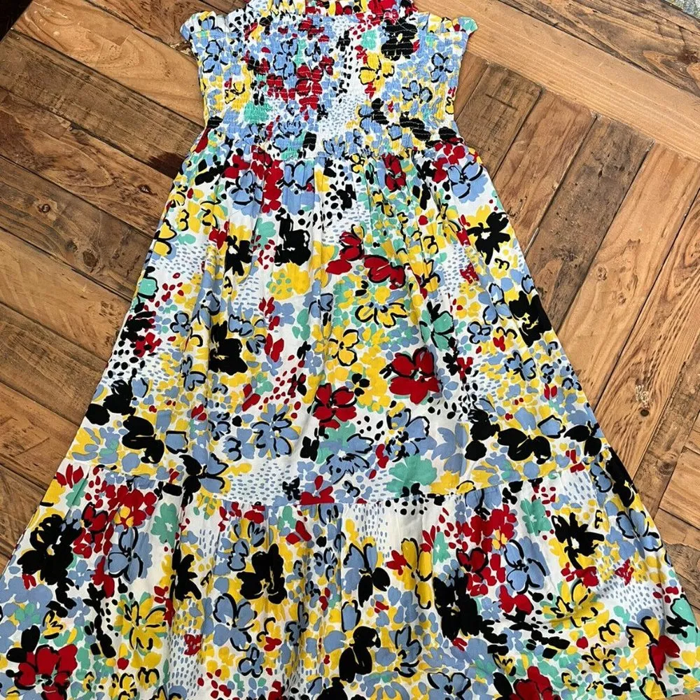 #14 NWT! Women Bright Floral Smocked Sundress by Influence, Sz: 8 US RUNS BIG - Image 2